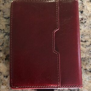 Elegant Burgundy Leather Wallet